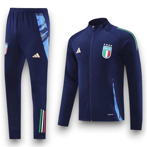 Chándal Italia 2024 2025 Local Eurocopa Cremallera Camisetas Futbol