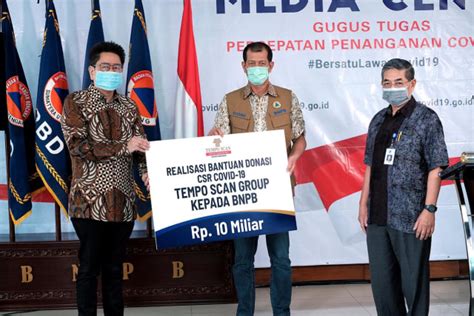 Tempo Scan Donasikan Bantuan Rp 17 5 Miliar Untuk Penanganan COVID 19