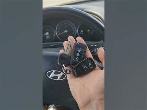 КЛЮЧ ЗАЖИГАНИЯ ХЕНДАЙ САНТА ФЕ ПРИВЯЗКА ВЫКИДНОГО АВТОКЛЮЧА. HYUNDAI ...