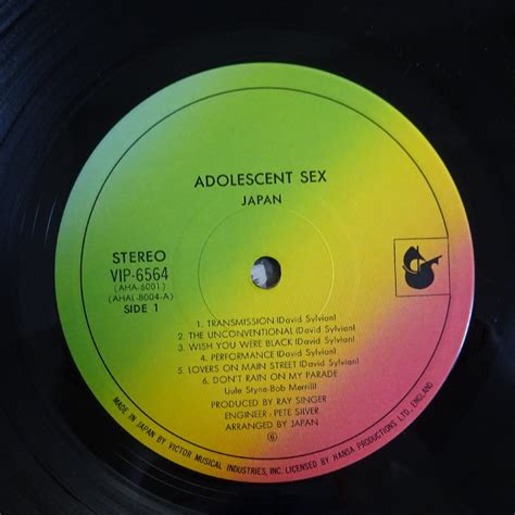 Yahoo オークション 14018334 美盤 帯付Japan Adolescent Sex