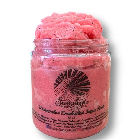 Watermelon Emulsified Sugar Scrub Sunshine Soap And Candle Company