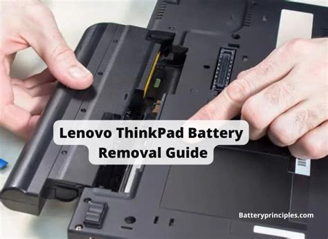 Lenovo ThinkPad Battery Removal Guide