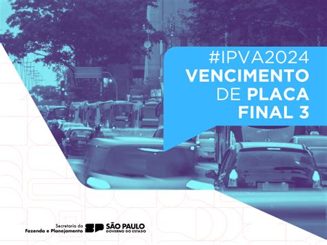 Ipva Ve Culos Placa Final Devem Quitar A Terceira Parcela At