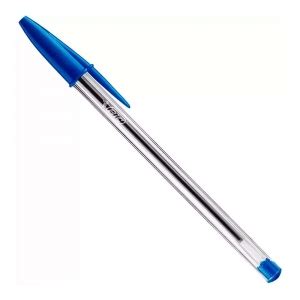 Caneta Esferográfica BIC Cristal Dura Mais Azul Ponta Média de 1 0mm