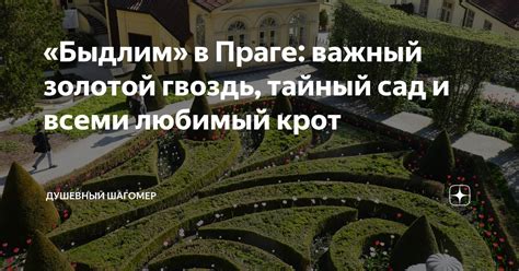 «Быдлим» в Праге: важный золотой гвоздь, тайный сад и всеми любимый ...