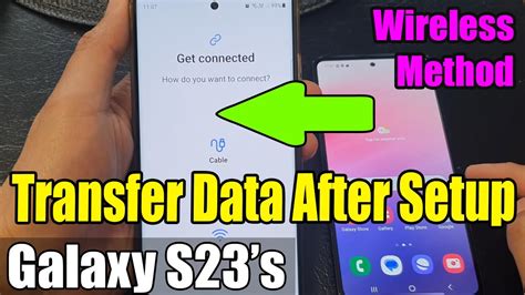 Galaxy S S How To Wireless Transfer Data After Setup From An Android