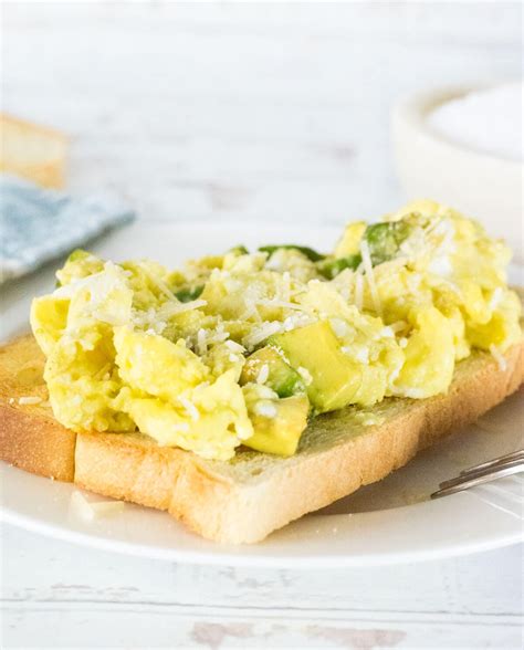 Avocado Scrambled Eggs - Fox Valley Foodie