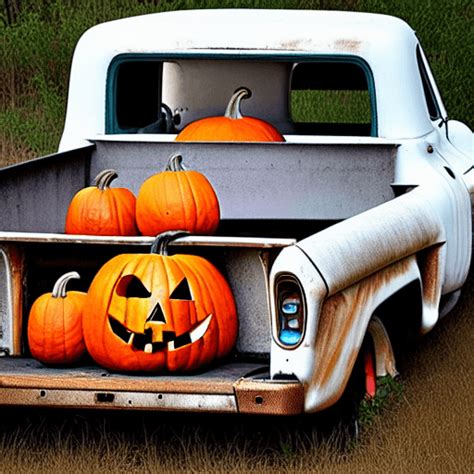 Halloween Truck Graphic · Creative Fabrica