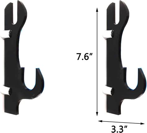 Soporte De Espada Gancho De Espada Acr Lico De Dos Capas Montado En
