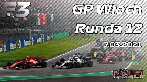 RALF1 Split F3 S2 R12 GP Włoch YouTube