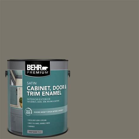 Behr Premium Gal Ppu Slippery Shale Satin Enamel Interior