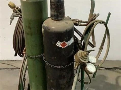 Oxygen And Acetylene Cart Lot 715 February Monthly Day 1 Auction 2