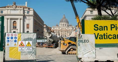 Giubileo Piazza Pia Inaugurata 24 Ore Prima Dellapertura Il Fatto