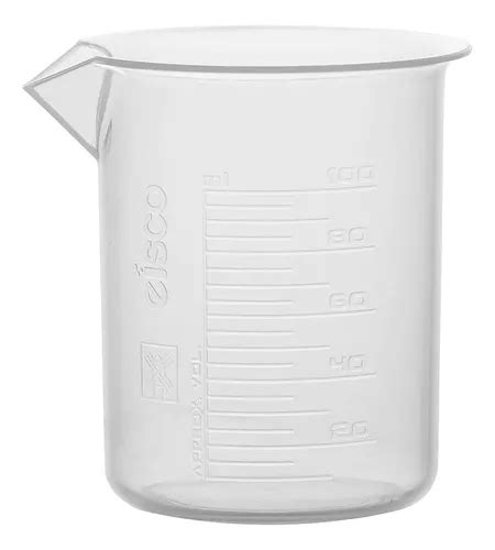 Vaso De Precipitado 100ml De Plástico Pp Graduado inlabs