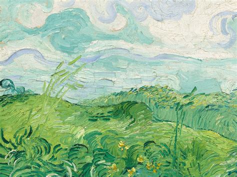 Vincent Van Gogh Green Wheat Fields Auvers 1890. Framed / - Etsy