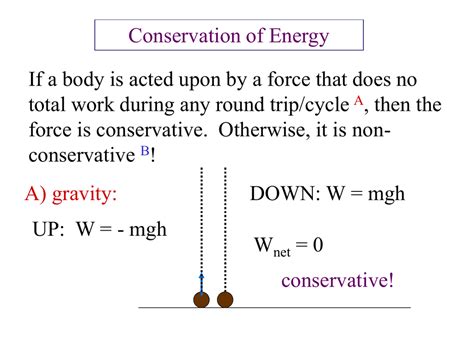 Conservation of Energy