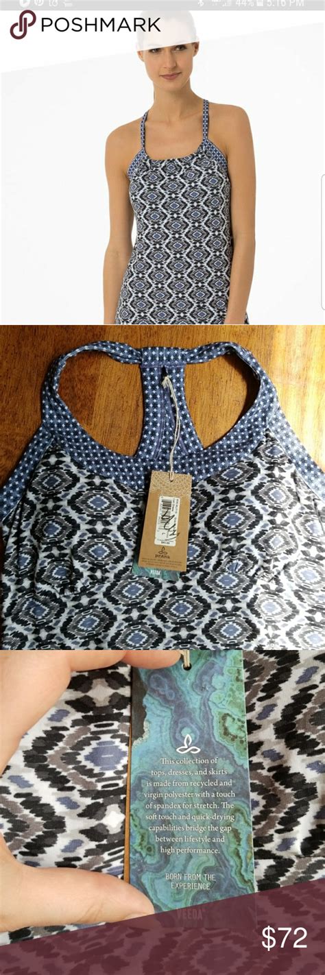 Prana Cali Dress Product Number W3cali115 Gravel Guava Built In Bra