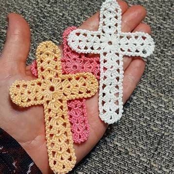 simple crochet cross  pattern