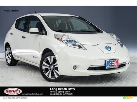 2013 Glacier White Nissan Leaf Sl 125068500 Photo 4