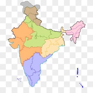 India Colour - Map Of India In Colour, HD Png Download - 978x1144(#2095071) - PngFind