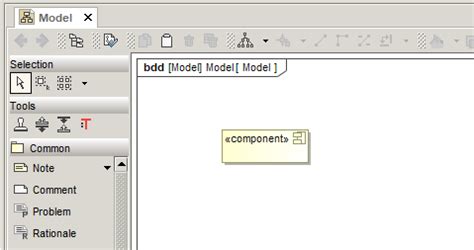 component model element  mbse