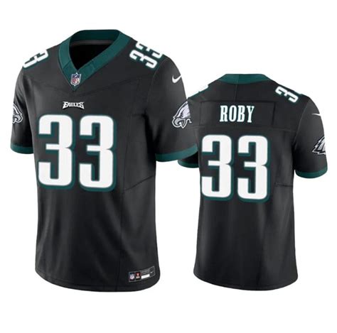 Philadelphia Eagles #33 Bradley Roby Black 2023 F.U.S.E. Vapor ...