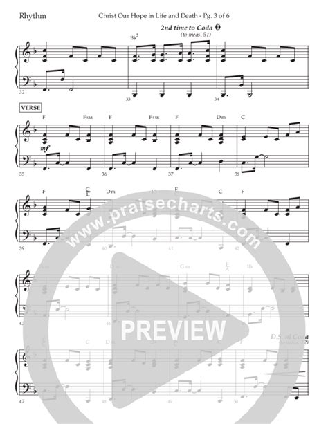 Christ Our Hope In Life And Death Choral Anthem Satb Melody Sheet