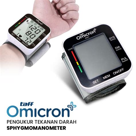 Taffomicron Pengukur Cek Tekanan Darah Electronic Sphygmomanometer