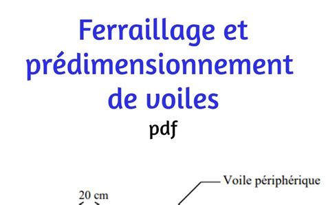 Cours G Nie Civil On Twitter Ferraillage Et Pr Dimensionnement De