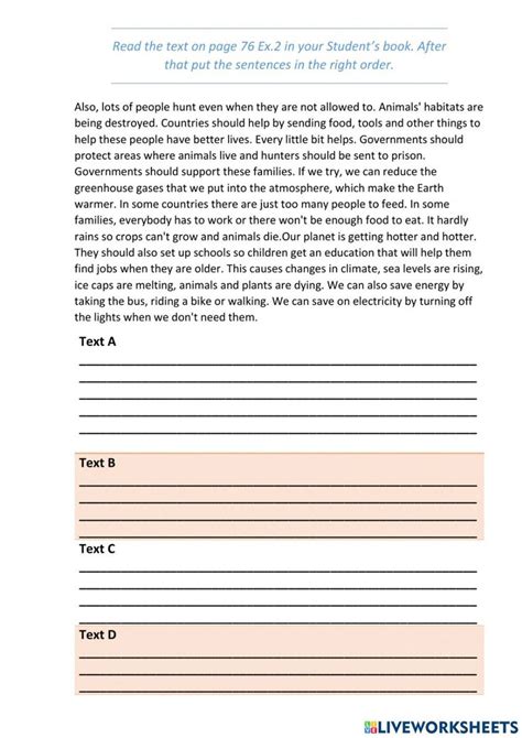 spotlight p  worksheet