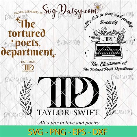 Taylor Swift Ttpd Album Est 2024 Bundle Svg