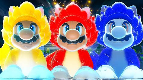 All Giga Cat Mario Suits In Super Mario 3d World Bowsers Fury Hd