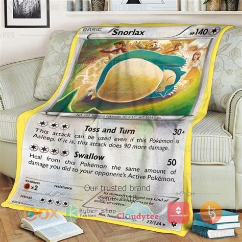 HOT Pokemon Snorlax Blanket Express Your Unique Style With BoxBoxShirt