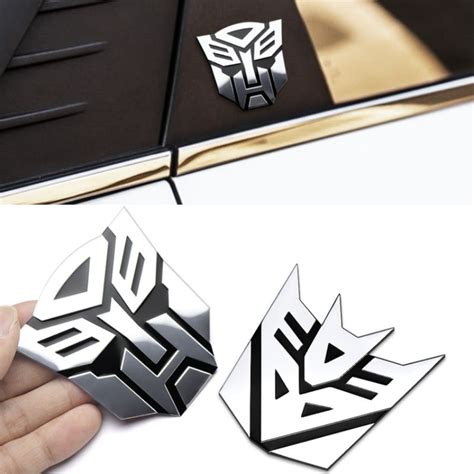 Jual Emblem Transformer Autobot Decepticon Aluminium Autobots D Stiker