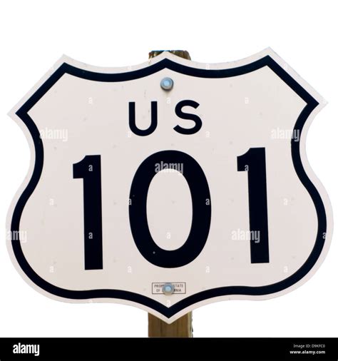 Highway 101 sign hi-res stock photography and images - Alamy