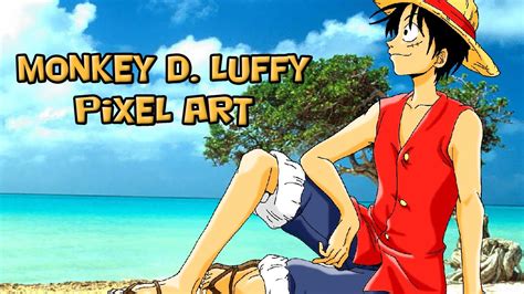 Monkey D Luffy Pixel Art Minecraft Hd Youtube