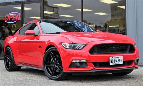 Ford Mustang Gt S550 Red Ferrada Cm1 Wheel Front