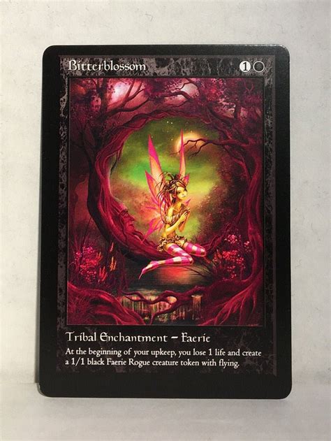 Bitterblossom Custom Card Alternate Art Etsy