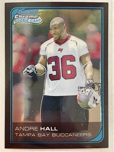 2006 Bowman ANDRE HALL Rookie RC #20 Football Tampa Bay Buccaneers | eBay