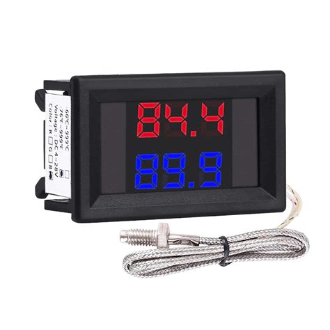 Buy Industrial Temperature Monitoring Meter Pemenol High And Low Temperature Dual Digital Led