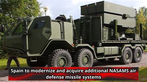 Spain To Modernize And Acquire Additional NASAMS Air Defense Missile