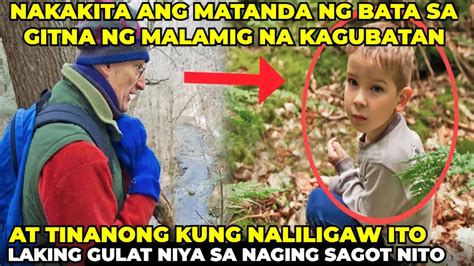 Nakakita Ang Matanda Ng Bata Sa Gitna Ng Malamig Na Kagubatan At