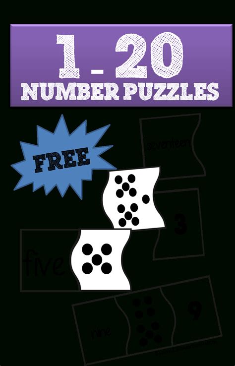 Printable Number Puzzles For Preschoolers - Printable Crossword Puzzles