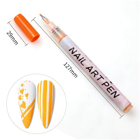 Neoyler DIY Nail Art Graffiti Pen for Abstract Line Painting and