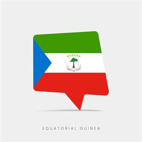 Premium Vector Equatorial Guinea Flag Bubble Chat Icon