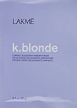 Lakme K Blonde Compact Bleaching Powder Cream Crema Polvere Decolorante Per Capelli Makeup It