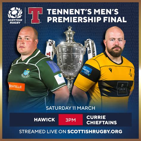 Scottish Rugby To Broadcast Tennents Mens Premiership Final