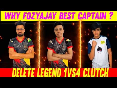 Why Fozyajay Is Best Captain In Free Fire Esports Community Tsg