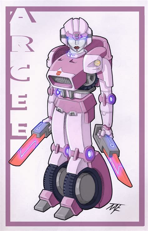 G1 Arcee redesign Coloured by Natephoenix on DeviantArt