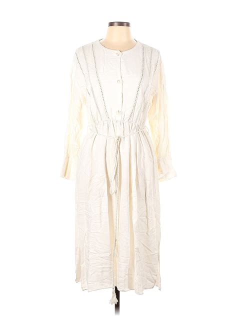 Zara Basic Ivory Casual Dress Size Xl Off Thredup